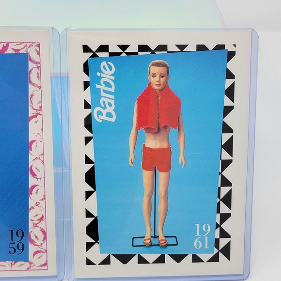 MINT Barbie Collectible Fashion Trading Card  " First Barbie Doll " Swimsuit 19 - Picture 3 of 4